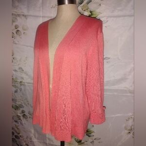 5For$12 Coral-Pink Cardigan